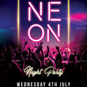Neon Night Party  - DJ NOVA